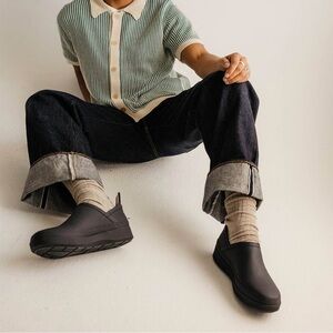 SeaVees Black Slip-On Shoes